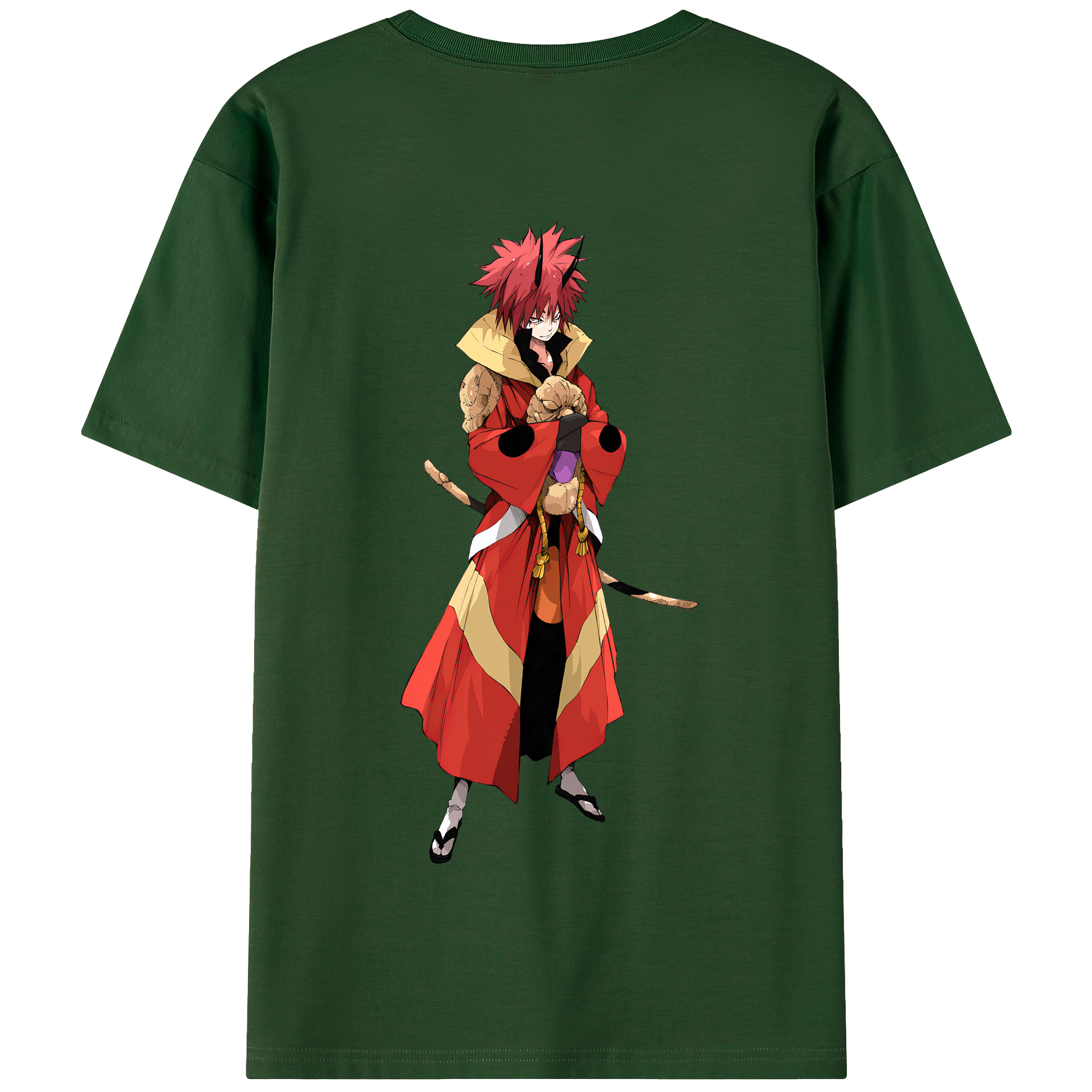 （画像用） 転スラ Regarding Reincarnated to Slime 綿100％半袖Tシャツ（背面プリント）